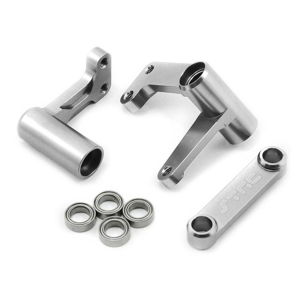 ST Racing Concepts ST3743XS Bell Crank Set with Bearings Slash, Rustler and Bandit (Silver)