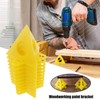 POFET Yellow Cone Canvas and Paint Triangle Stands Cabinet Door