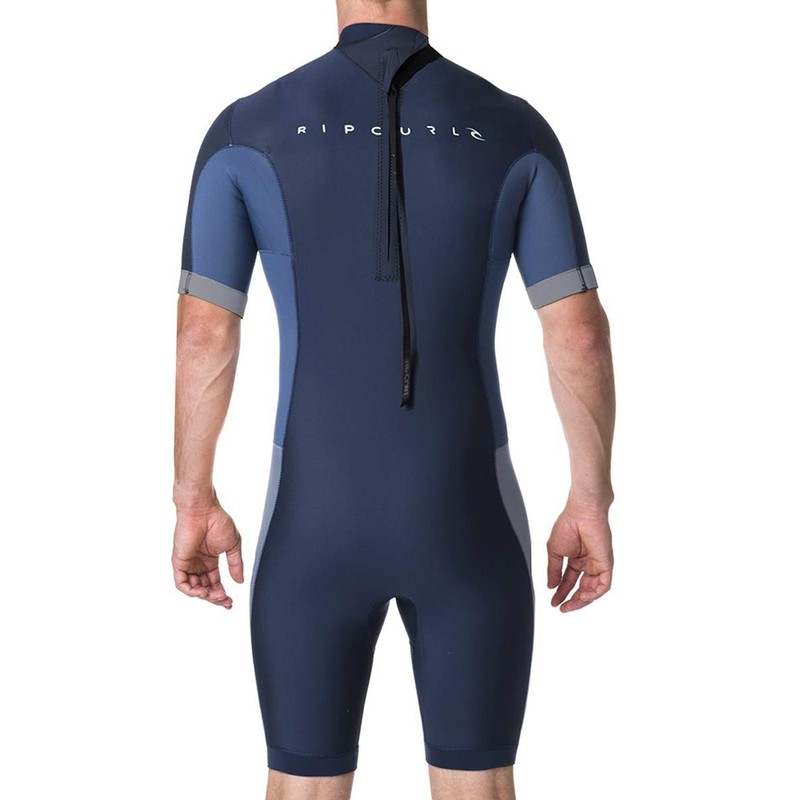 RIP CURL Aggrolite 2mm Back Zip Spring Shorty NAVY WSP6AM