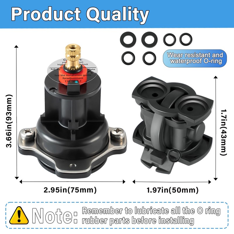 GP876851 Mixer Cap and Pressure Balancing Cartridge Kit, for Kohler