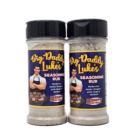 2 Pack of All purpose Berkot's Super Foods Big Daddy Luke's Seasoning Rub 5oz Perfect Spice for Steaks Burgers Pork Chops and Chicken