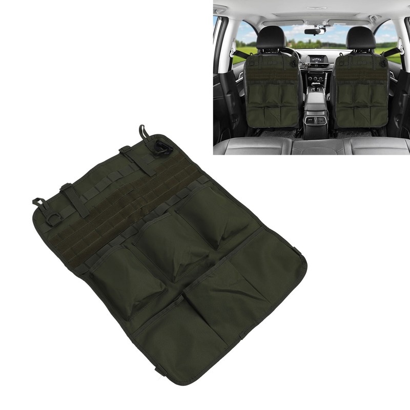 Car Back Seat Storage Bag Multifunctional Nylon Lightweight Optimizing Space