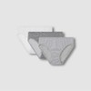 JAJU [JAJU] Women's Cotton Rice Grain Hip Hugger Panties 3-Pack