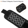 HARFINGTON 2pcs Magnetic Wristband for Screws 15 Powerful Magnets 5