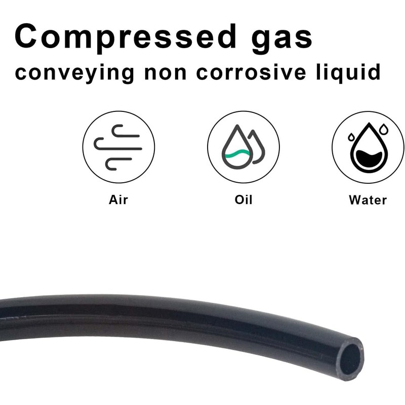 10M Pneumatic Tubing Pipe PU Polyurethane Tube Air Compressor Hose