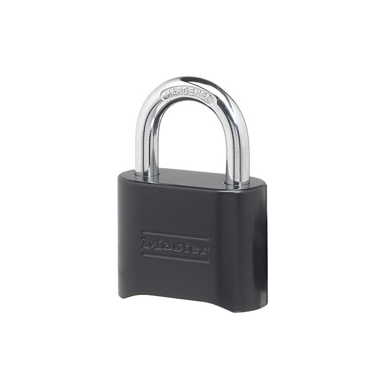 Master Lock 178D - Candado de combinación, 1 paquete, Negro