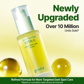 GOODAL Vitamin C Dark spot brightening Serum | 5% Niacinamide & Green Tangerine Exosome | Gentle Daily Facial Serum for Radiant Glow Skin | Korean Skincare | 1.01 fl oz (30ml)
