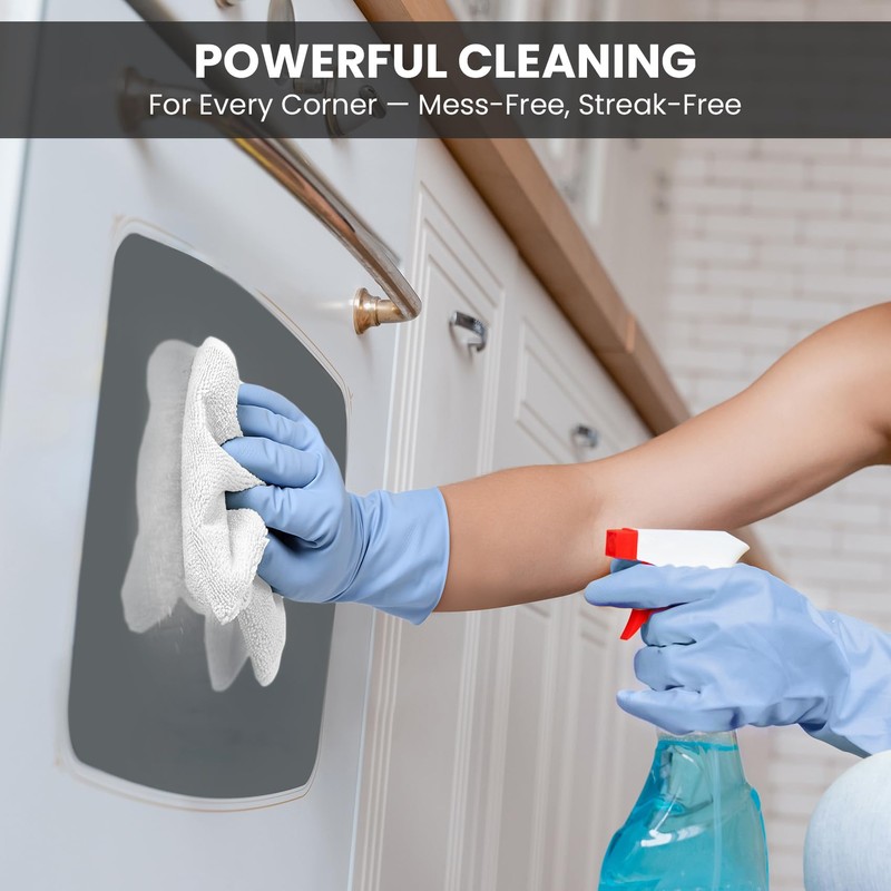 SIFANGKE Microfiber Cleaning Cloth, 12 Pack Lint-Free and Highly Absorbent