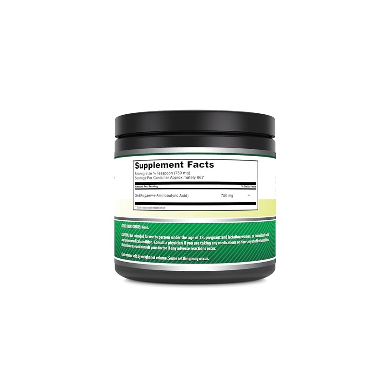 Amazing Formulas GABA Powder 500 Gms