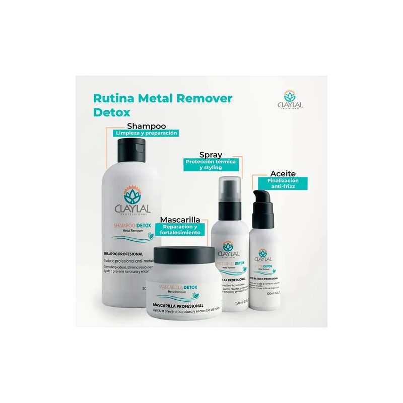 Shampoo Metal Remover Detox Purificante Anti-metales 300m
