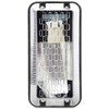 Powermaster S6354 Rectangular Bulkhead Light, 100 W, Black