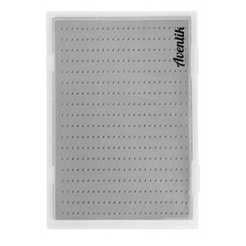 (H24MB) - Aventik Super Large Capacity Clear Lid Plastic Fishing Box Slim Foam Fly Box Competition Fishing Hook Tackle Box