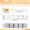 Goldfish Cracker Cutter Fish Cookie Cutter 20 Mini Gold Fish