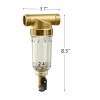 Universal Reusable Whole House Spin Down Sediment Water Filter Pre-Filter