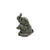 ChangThai Design Tiny 1¾"High Gray Baby Elephant Calf Sitting Figurine