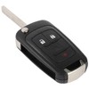 KEYALL 1 Pack 3 Buttons Remote Control Car Key Fob