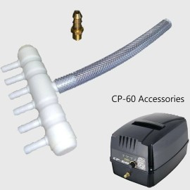 Blue Diamond CP-60 Variable Flow Air Pump, AC or Battery Operated 954 gph 80w