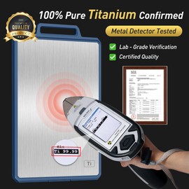 Titanium Cutting Boards for Kitchen Chopping Board with Handle Large Big Small Kitchen Meat Butcher Block Double Sided Pure Titanium and Wheat Straw PP Not Wood Bamboo Plastic Teak Morandi Blue