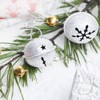 DAHI Bells Christmas Tree Pendants Pack of 24 Snowflakes Bell