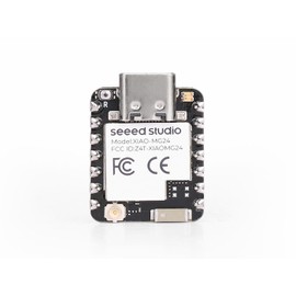Seeed Studio XIAO MG24 Sense (Pre-Soldered) - Silicon Labs EFR32MG24, Matter庐 Native Over Thread/BLE 5.3, Arduino Compatible, 1.95渭A Ultra-Low-Power, On-Board IMU/Micphone/Antenna, 19 GPIOs