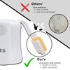 LAVAED Motion Sensor Toilet Night Light,8 Colors Changing Body Motion