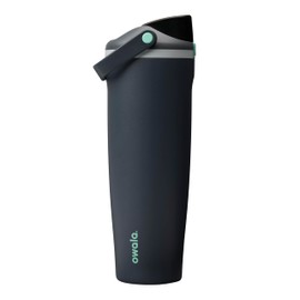 CHILLOUT LIFE - Botella de agua de acero inoxidable aislada para niños de 17 onzas con tapa de popote a prueba de fugas y 144 calcomanías