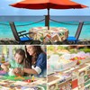 ANRO Ostara Oilcloth Tablecloth, Washable, Oilcloth, Garden Tablecloth, Outdoor, Indoor,