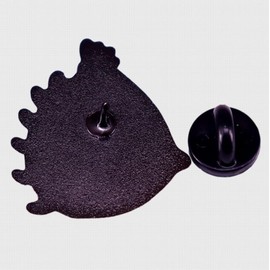 Ficsowy Women's Health Awareness Floral Brooch, Women's Floral Brooch with Pink Flower Design, Feminist Gift Pin (Red)