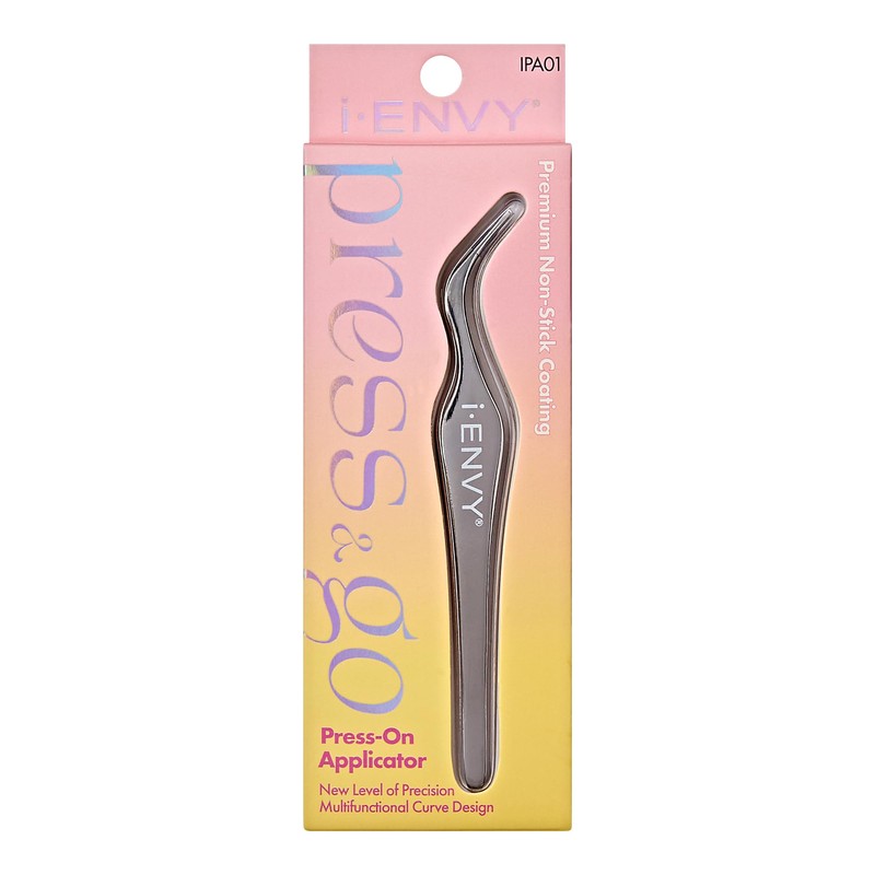 i-ENVY Press&Go Lash Applicator Tool, Nonstick Cluster Eyelash Tweezers for