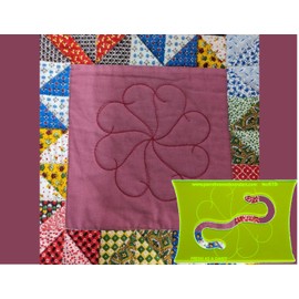 Parrs Fresh As a Daisy Free Motion Quilting Ruler for Domestic Machines