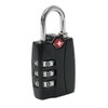 Padlock Luggage Suitcase TSA Password Number Indicator Indicator with Black
