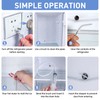 11 Pcs Fridge Dredger and Cleaning Set, Reusable Fridge Emptying