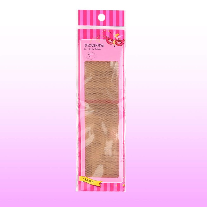 120 Pcs Eyelid Tape, Breathable Invisible Lace Double Eyelid Stickers