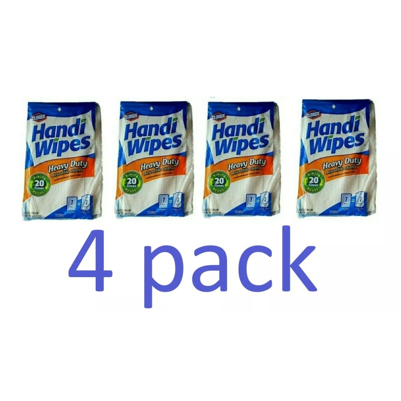Clorox HEAVY DUTY HANDY CLOTHS HANDI ABSORBENT MULTIPURPOSE CLEANING TOWELS