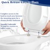 Quiet-Close Elongated Toilet Seat, Heavy Duty Toilet Seat Cover Comfort