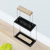 Inte-Grates Flush Floor Vent 4x12 Inch Drop-in Floor Register, Sliding