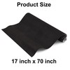 Lypumso Black Suede Wrap - 17in x 70in Self Adhesive