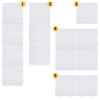 La Manuli 4x Ironing Beads Plates, Pegboard Set, Square Pin