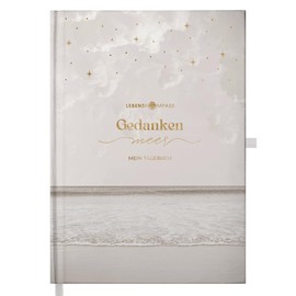 Lebenskompass® Gedankenmeer - Thought Diary "Peace" - Diary for Adults - Feeling Diary, Mood Diary to Fill in - Journal Book for More Mindfulness in Everyday Life
