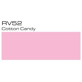 Copic Sketch Marker, Oval Shaped Barrel, Medium Broad and Super Brush Nibs, RV52 Cotton Candy (RV52-S)