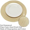MuuXii Round Placemats for Dining Table 15 Inch, Braided Cotton