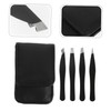 Outanaya 1Set Stainless Steel Eyebrow Tweezers for Beauty Ergonomic Design