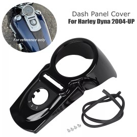 Unbranded Fuel Tank Dash Console For Harley Dyna Fat Street Bob Wide Glide Low Rider 2004+