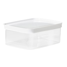 Emsa Optima N11422 Dry Storage Container 2 Litres Rectangular 100% Safe, Hygienic, Safe and Space Efficient Fresh Seal BPA Free Transparent Design 2.0 L