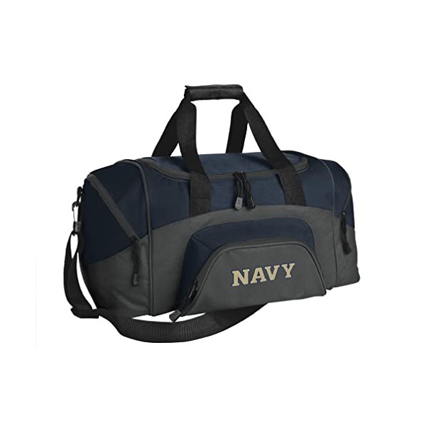 SMALL Naval Academy Gym Bag Deluxe USNA Navy Travel Duffel