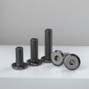 Drenky Hexagon Furniture Bolts, M6 X 35mm Flat Hex Bolt
