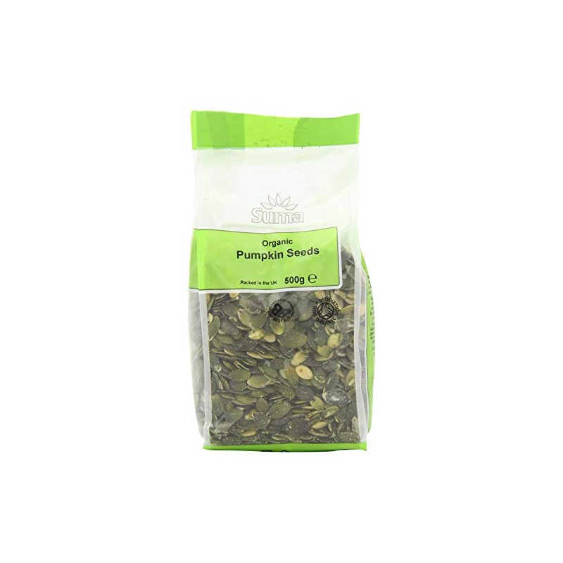 Suma Organic Pumpkin Seeds 500 g (Pack of 6)