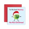 Huxters Christmas Cards for Women – Ha Pea Christmas Mummy