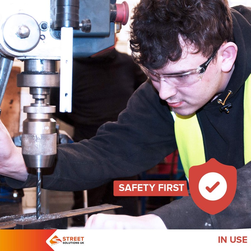 Clear Protective Safety Glasses - Anti Fog Eye Protection -