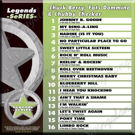 CHUCK BERRY CHUBBY CHECKER LEGEND SERIES KARAOKE CDG #49 NEW w/PRINT